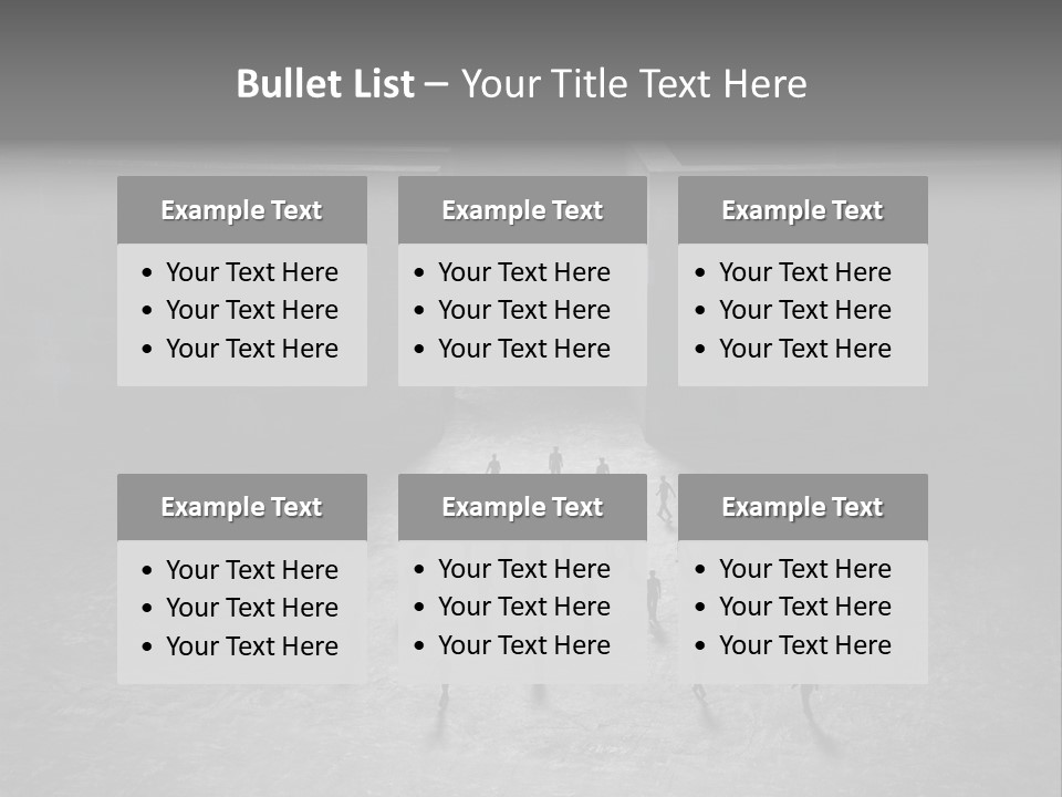 Symbol Life Dark PowerPoint Template
