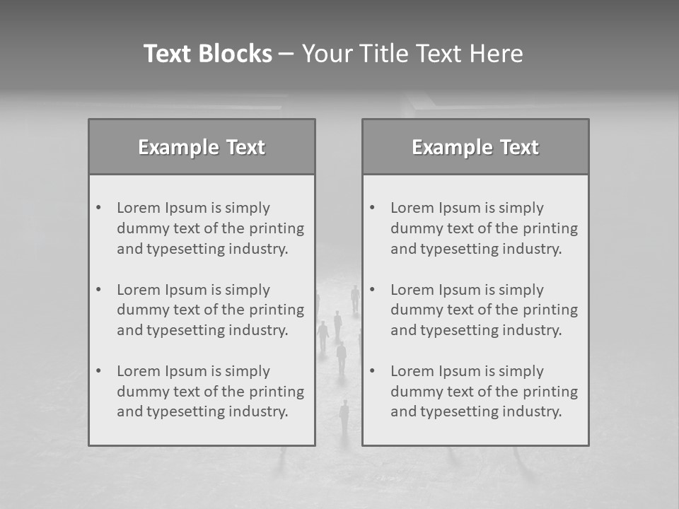Symbol Life Dark PowerPoint Template
