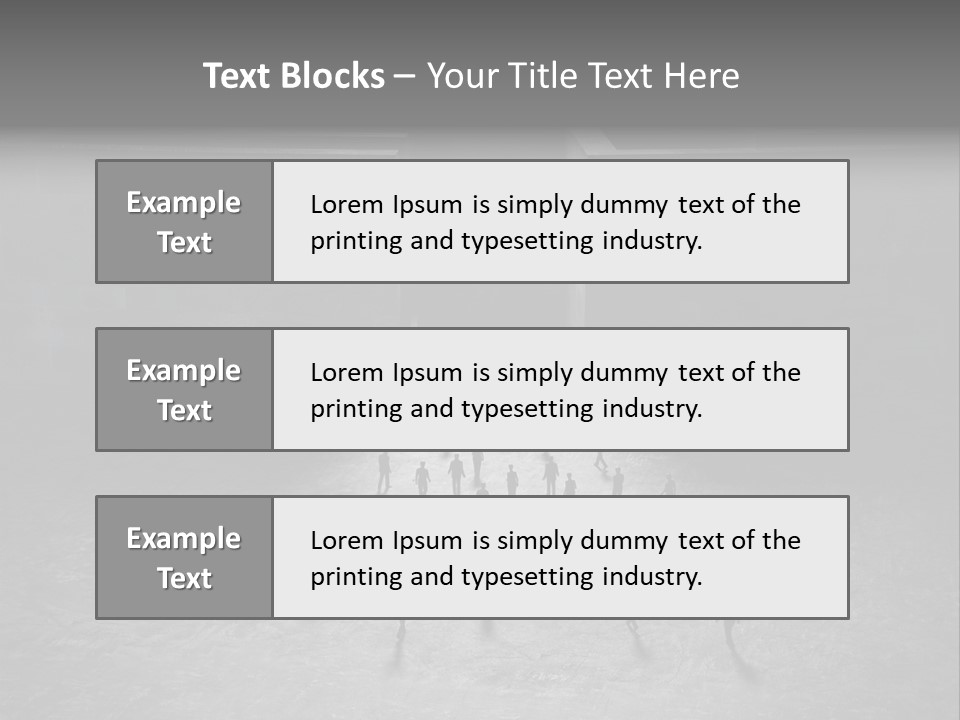 Symbol Life Dark PowerPoint Template
