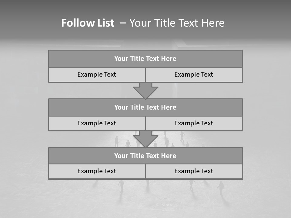 Symbol Life Dark PowerPoint Template