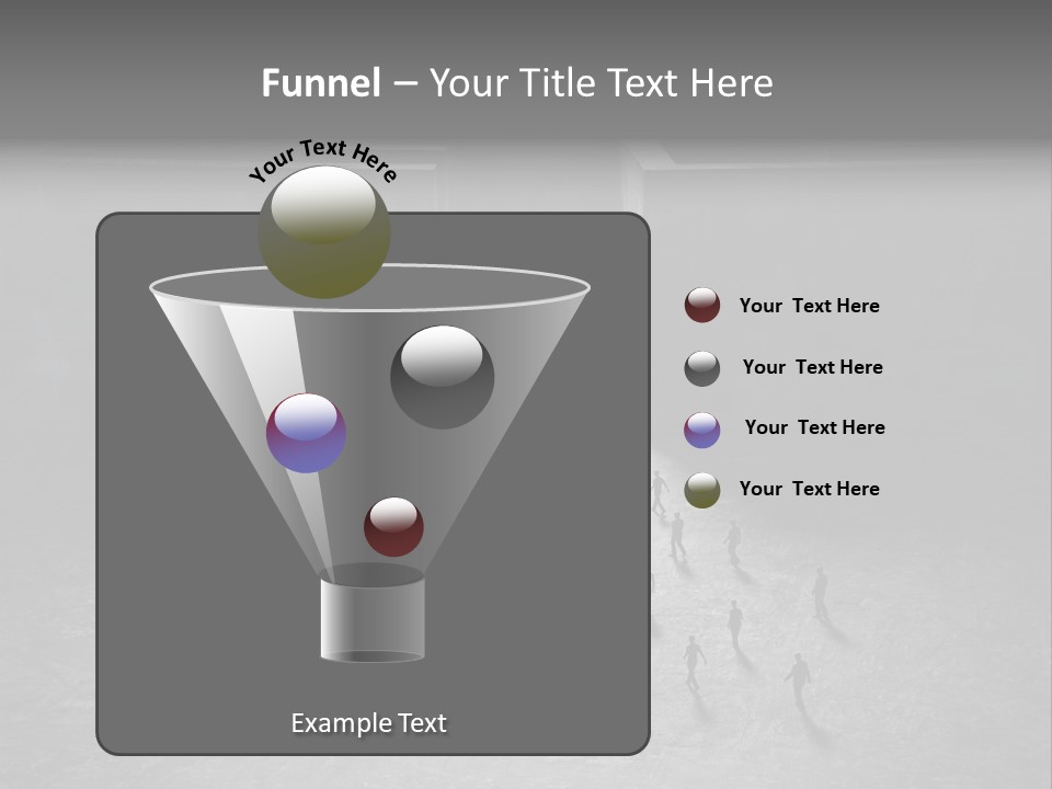 Symbol Life Dark PowerPoint Template