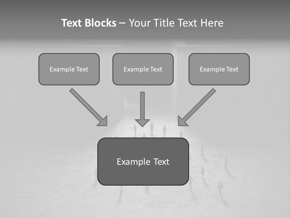 Symbol Life Dark PowerPoint Template
