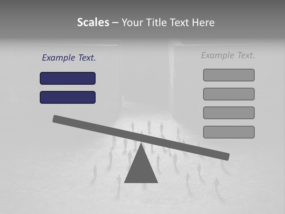 Symbol Life Dark PowerPoint Template