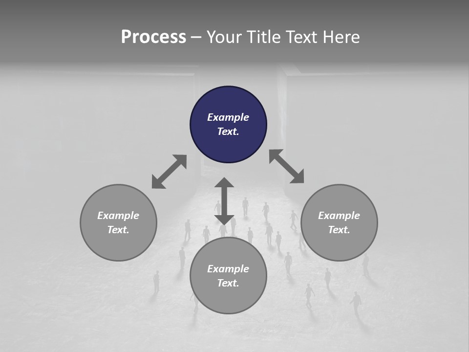 Symbol Life Dark PowerPoint Template
