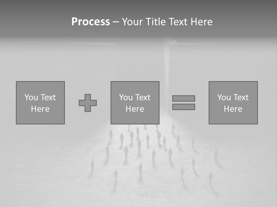 Symbol Life Dark PowerPoint Template