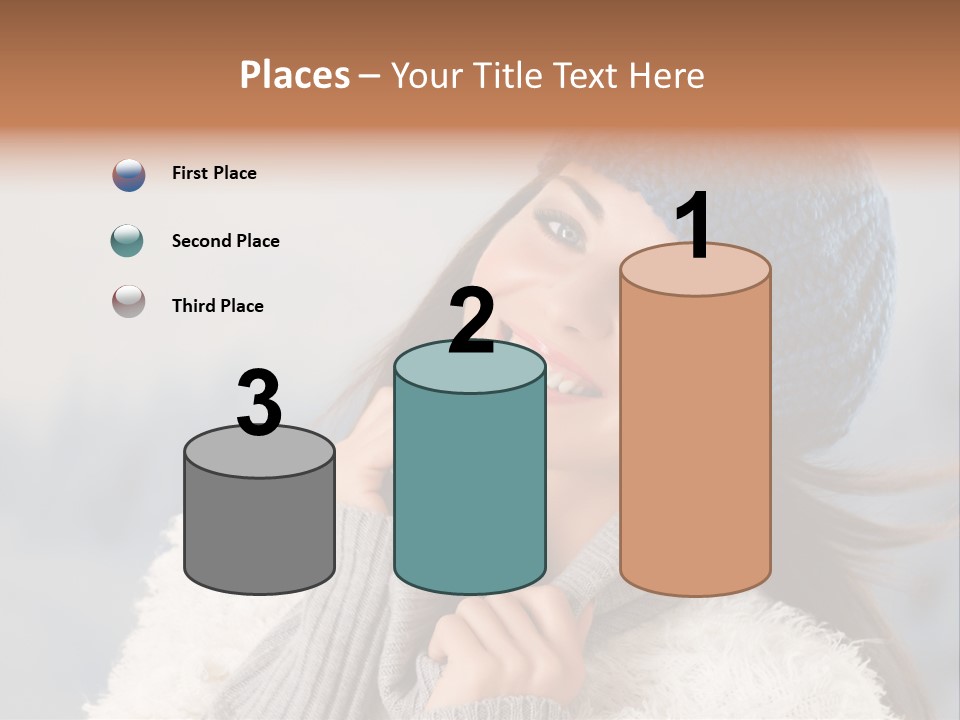 Relaxing Snow Teen PowerPoint Template