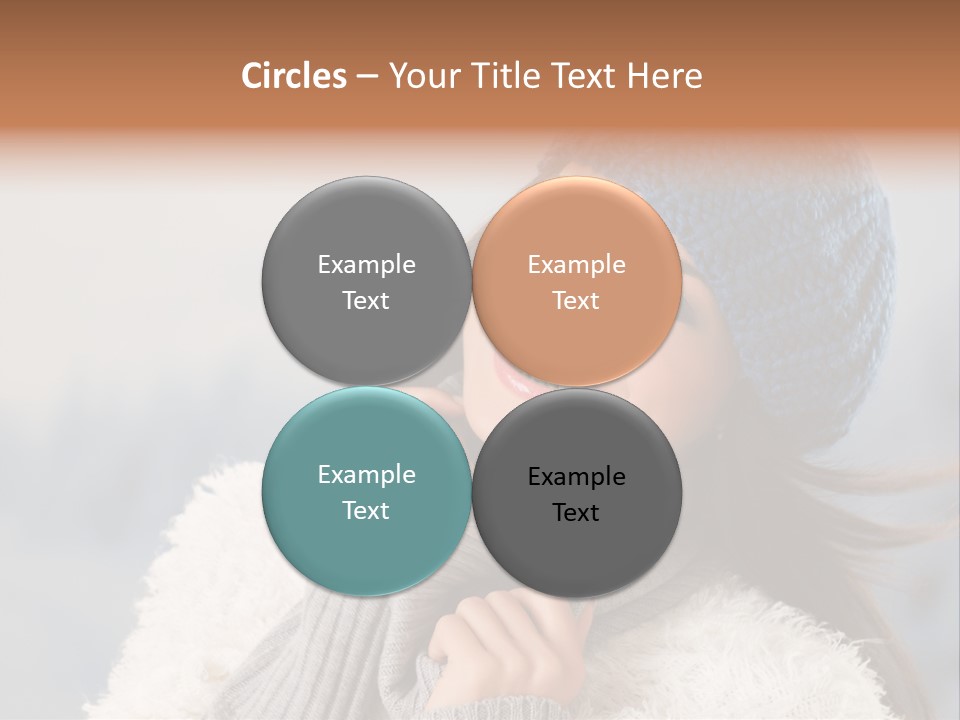 Relaxing Snow Teen PowerPoint Template