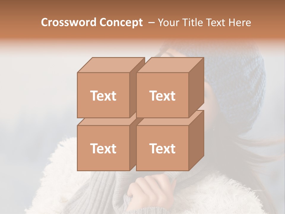 Relaxing Snow Teen PowerPoint Template