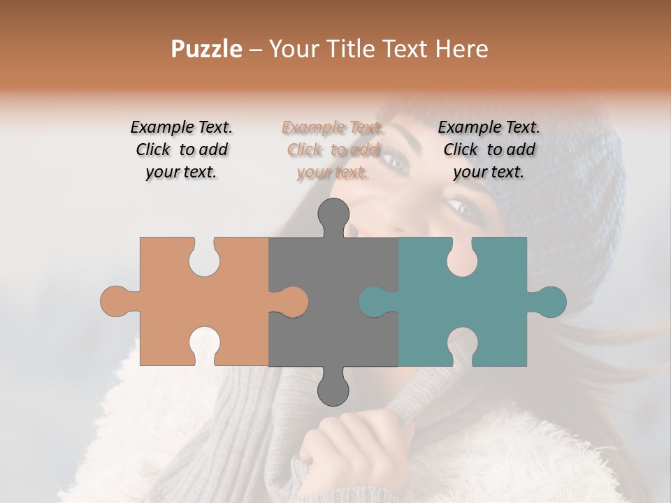 Relaxing Snow Teen PowerPoint Template