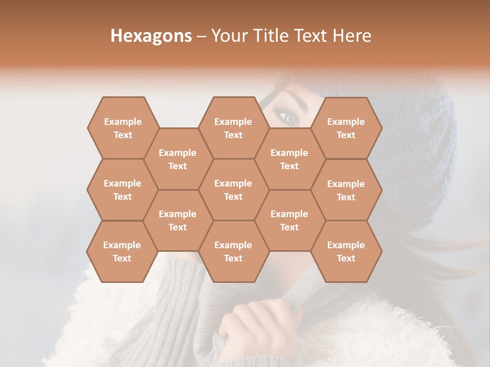 Relaxing Snow Teen PowerPoint Template