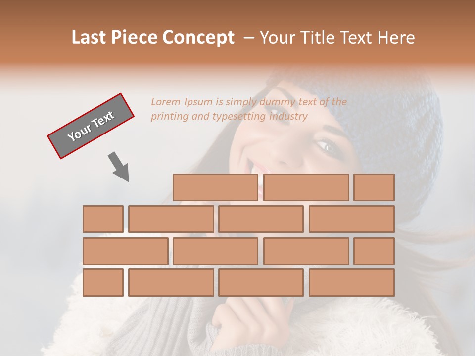 Relaxing Snow Teen PowerPoint Template