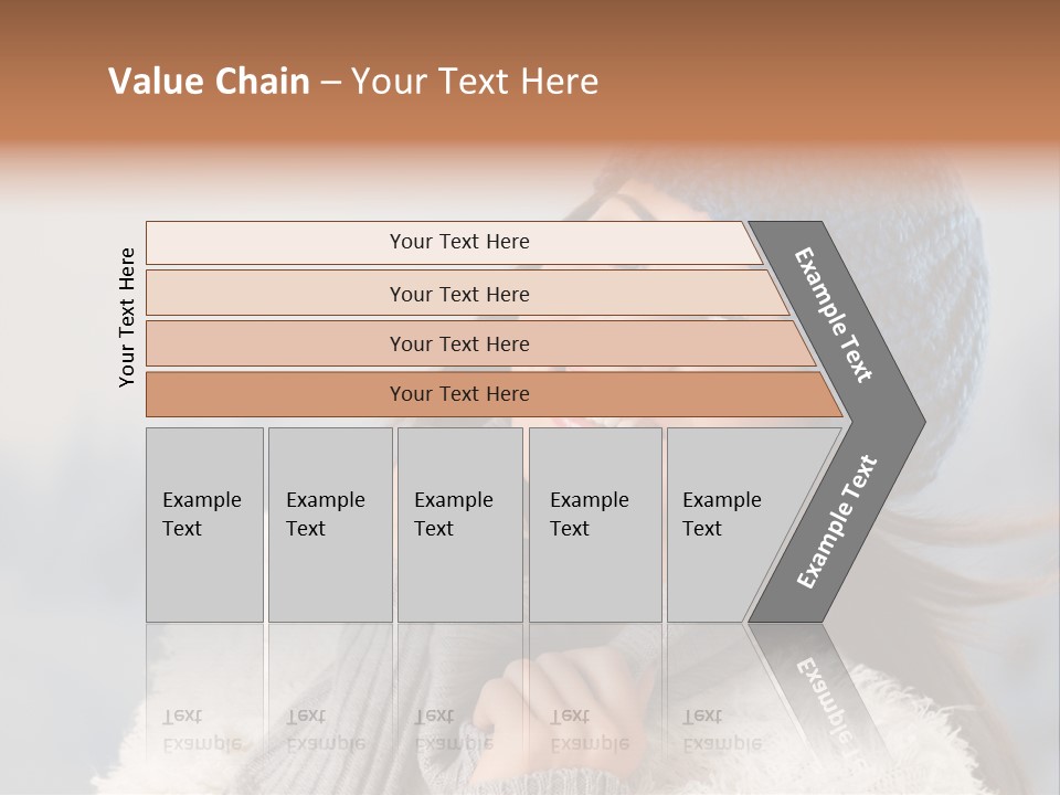 Relaxing Snow Teen PowerPoint Template