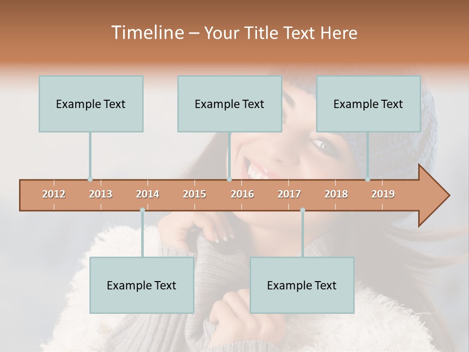 Relaxing Snow Teen PowerPoint Template