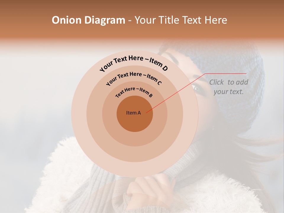 Relaxing Snow Teen PowerPoint Template