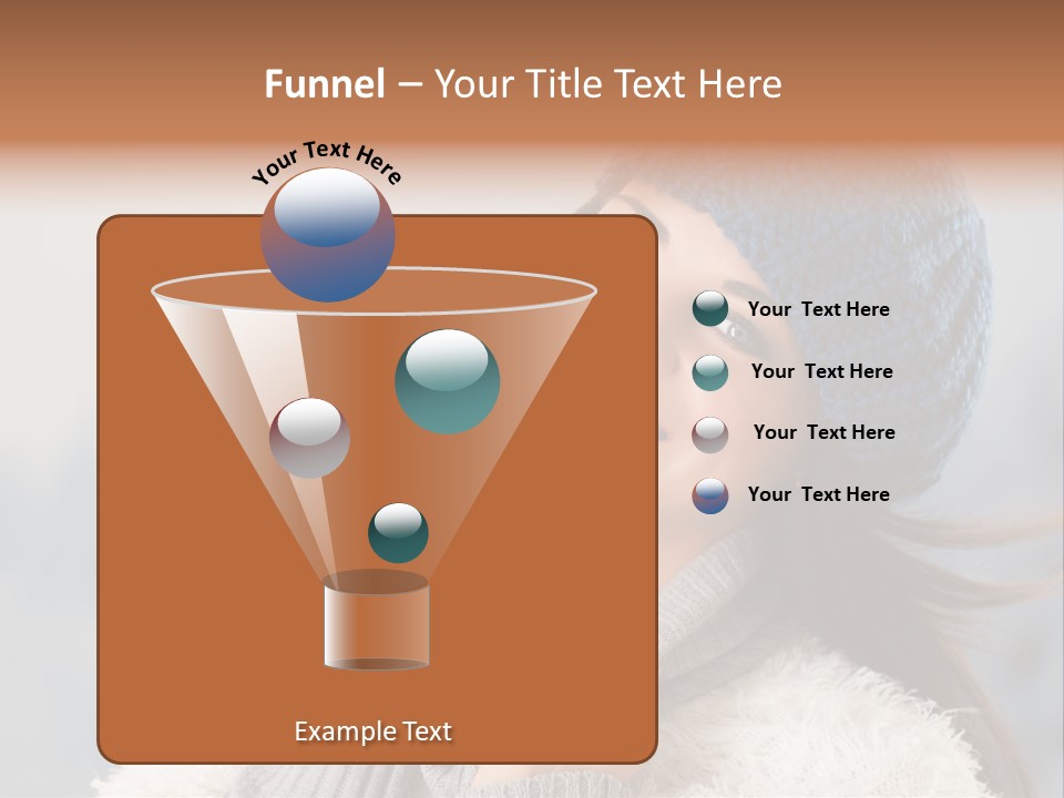 Relaxing Snow Teen PowerPoint Template