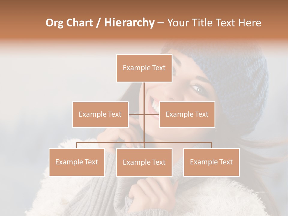 Relaxing Snow Teen PowerPoint Template