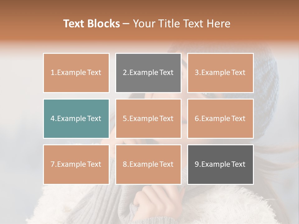 Relaxing Snow Teen PowerPoint Template