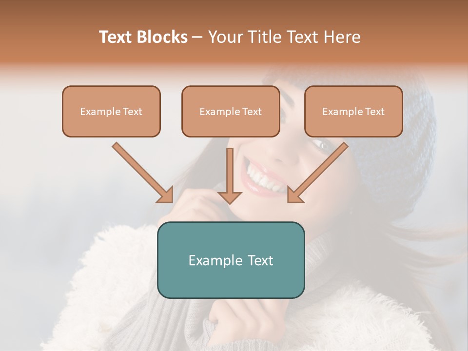 Relaxing Snow Teen PowerPoint Template