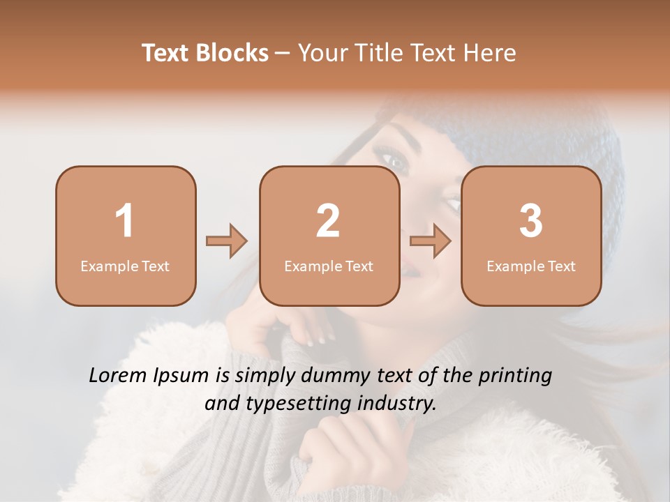 Relaxing Snow Teen PowerPoint Template