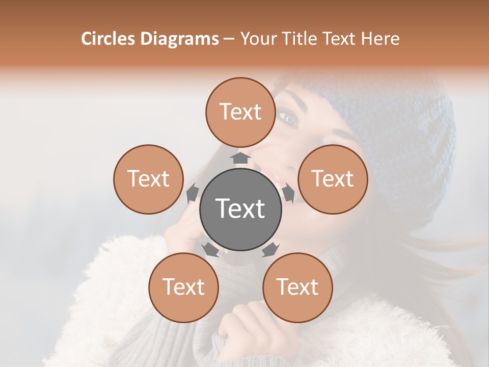 Relaxing Snow Teen PowerPoint Template