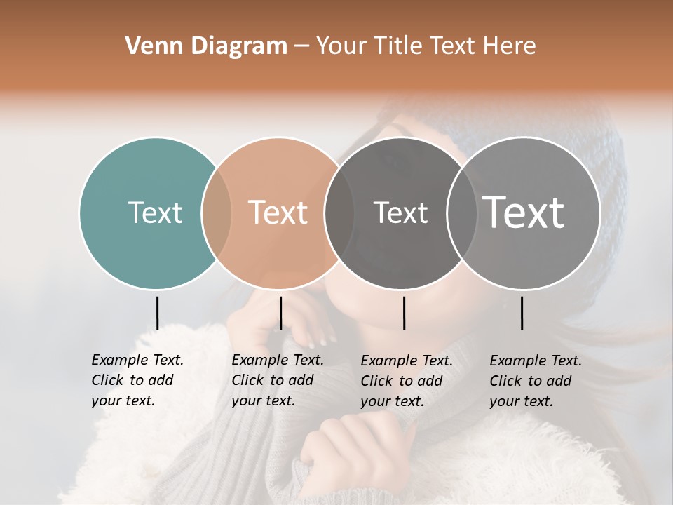 Relaxing Snow Teen PowerPoint Template