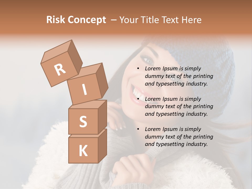 Relaxing Snow Teen PowerPoint Template