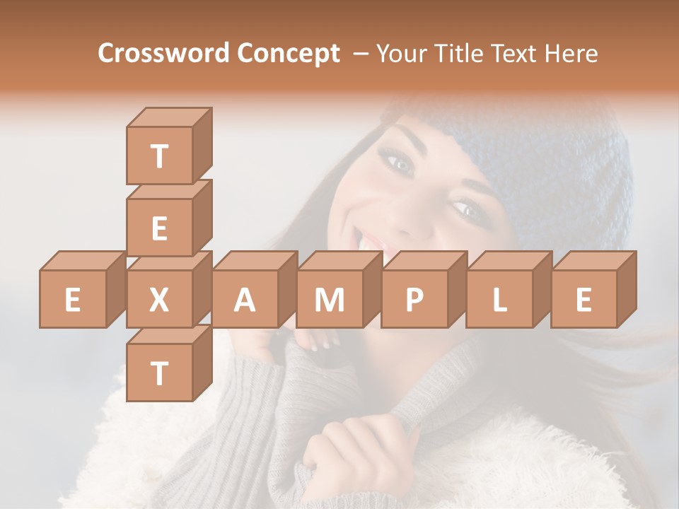 Relaxing Snow Teen PowerPoint Template