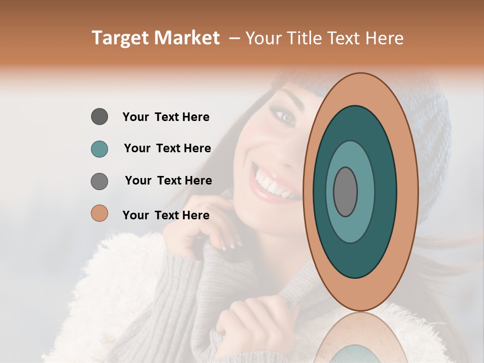 Relaxing Snow Teen PowerPoint Template