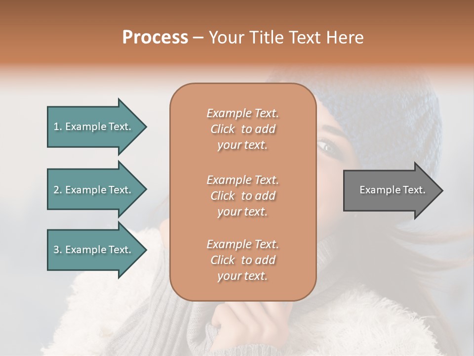 Relaxing Snow Teen PowerPoint Template