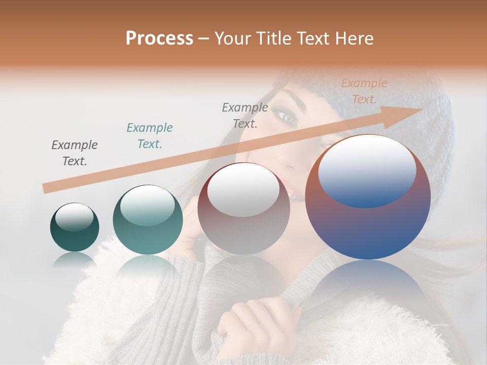 Relaxing Snow Teen PowerPoint Template