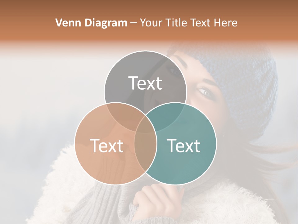 Relaxing Snow Teen PowerPoint Template