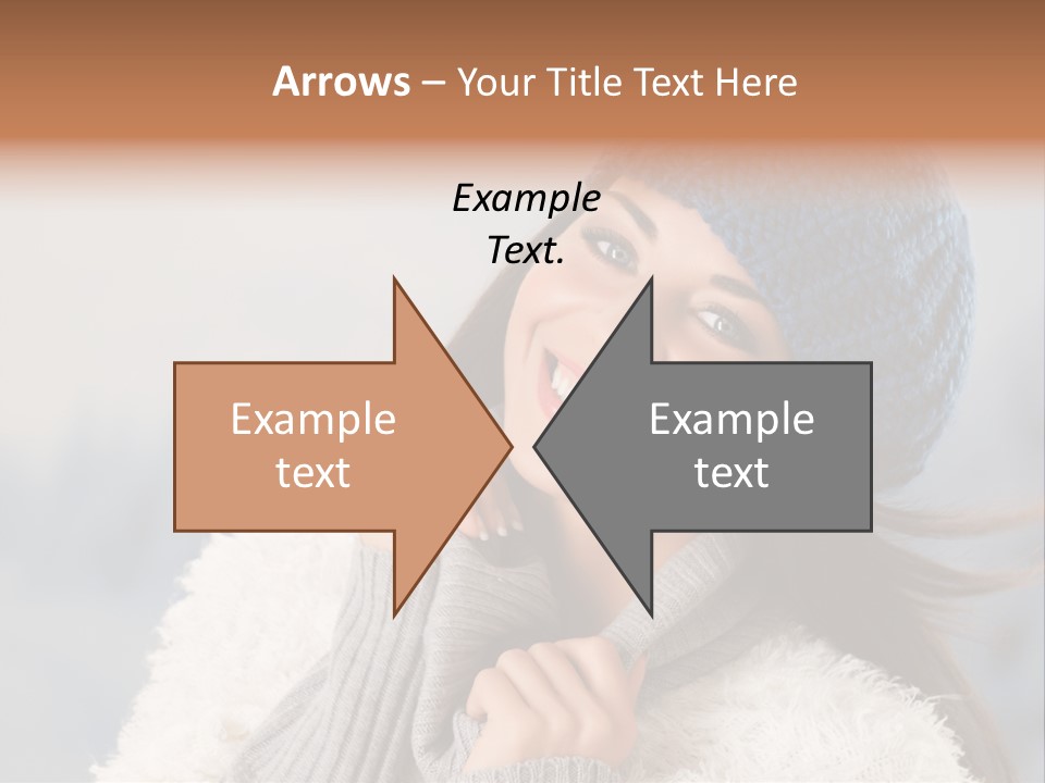 Relaxing Snow Teen PowerPoint Template