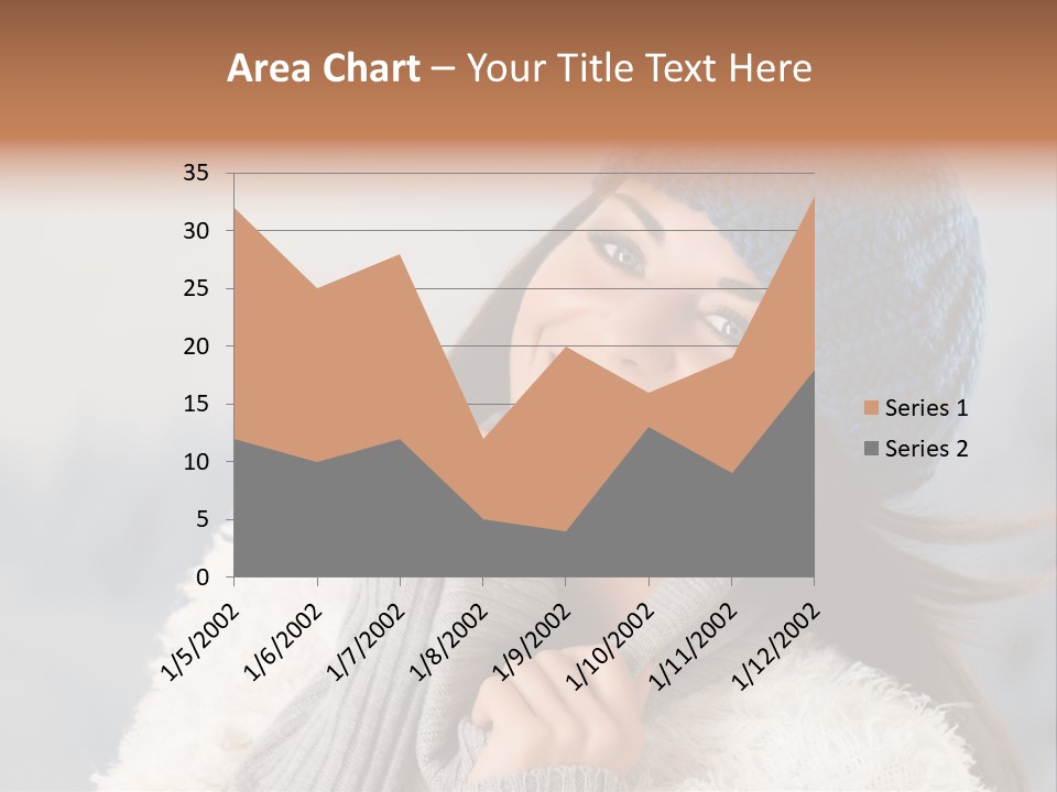 Relaxing Snow Teen PowerPoint Template