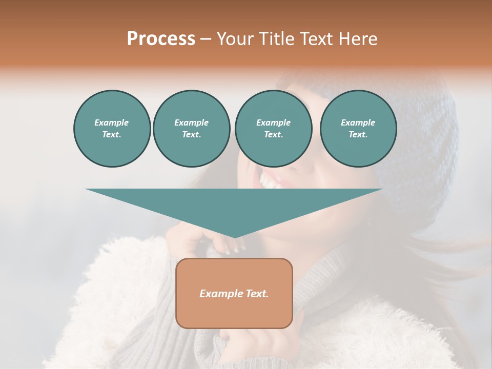 Relaxing Snow Teen PowerPoint Template