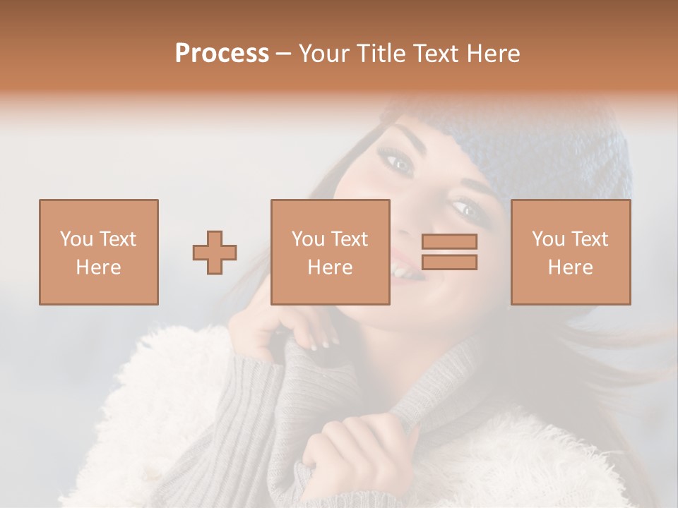Relaxing Snow Teen PowerPoint Template
