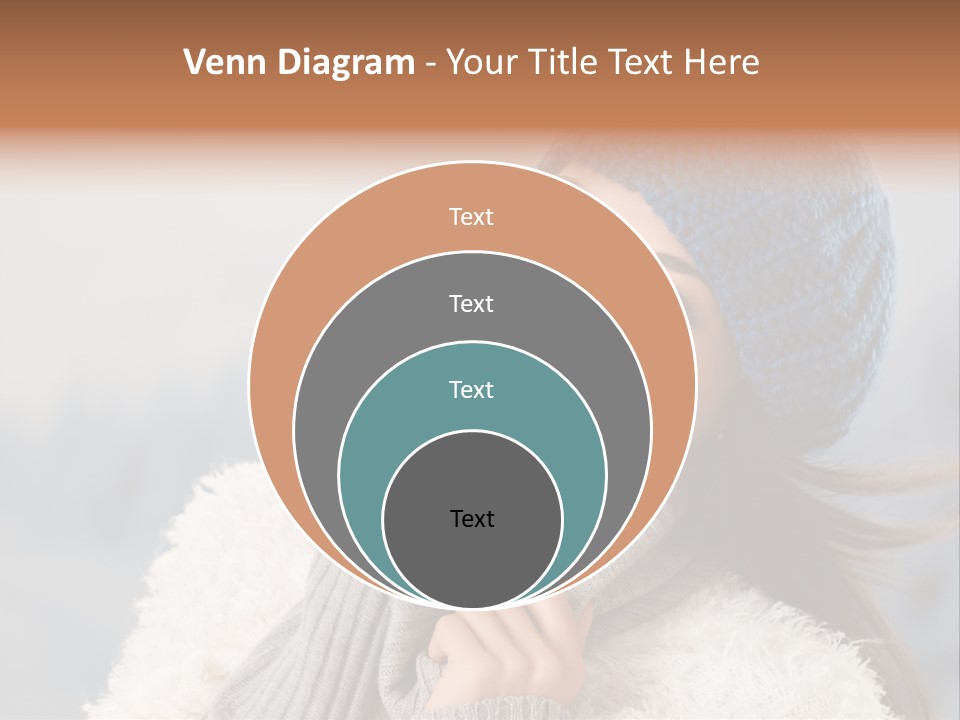 Relaxing Snow Teen PowerPoint Template