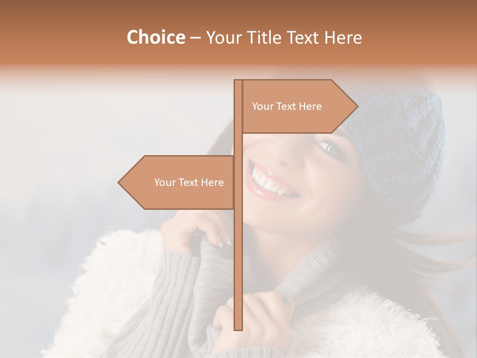 Relaxing Snow Teen PowerPoint Template