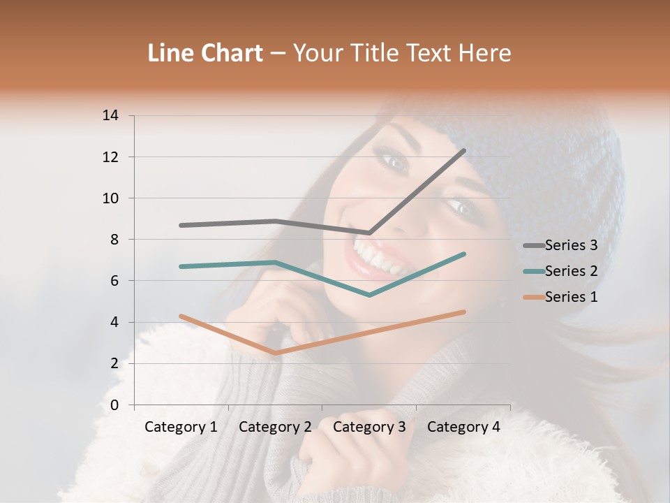 Relaxing Snow Teen PowerPoint Template