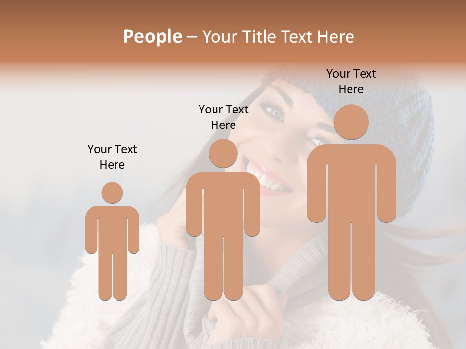 Relaxing Snow Teen PowerPoint Template