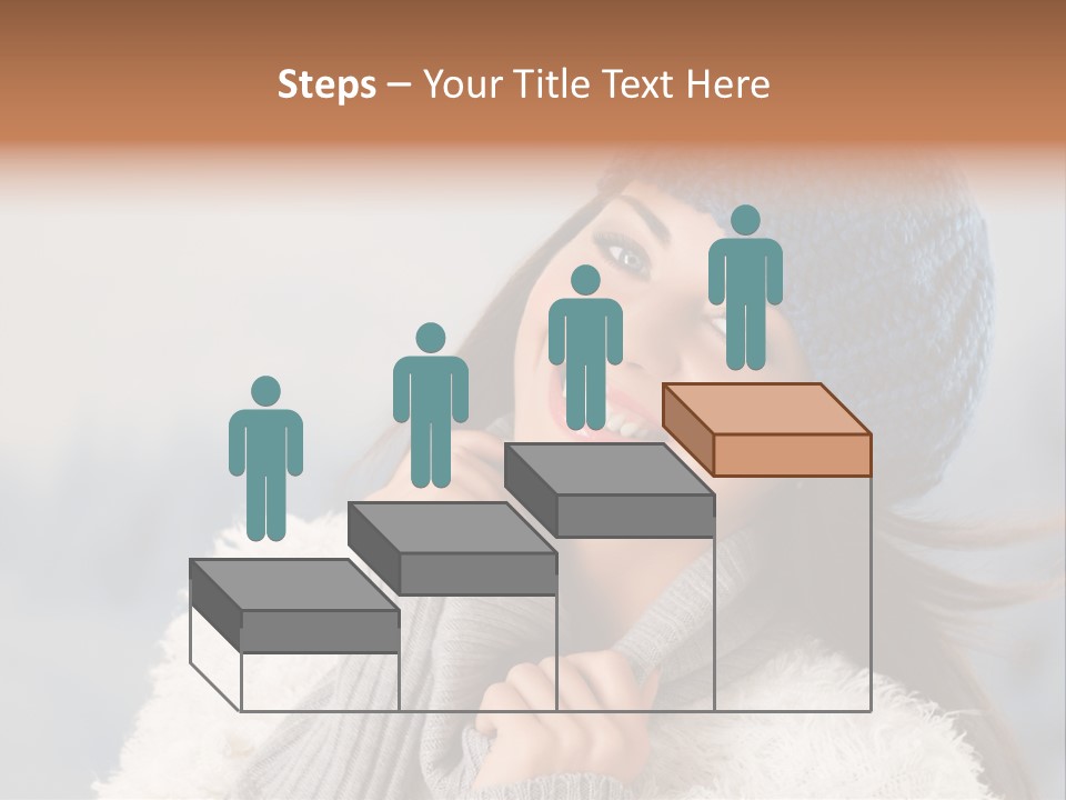 Relaxing Snow Teen PowerPoint Template