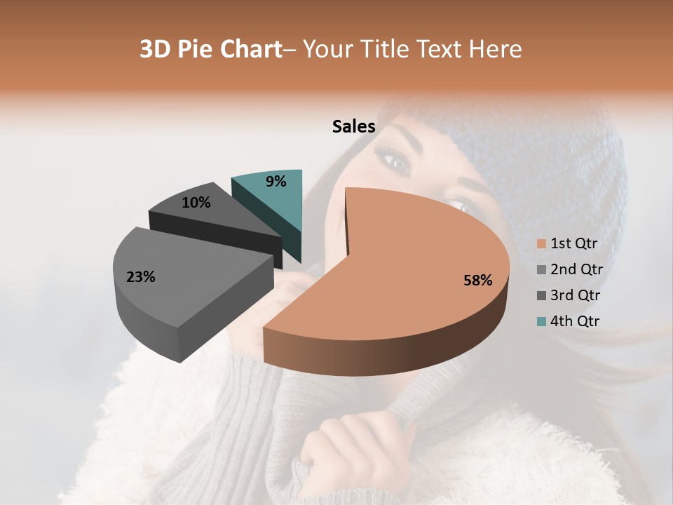 Relaxing Snow Teen PowerPoint Template