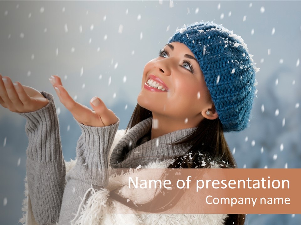 Look Fun Smiling PowerPoint Template