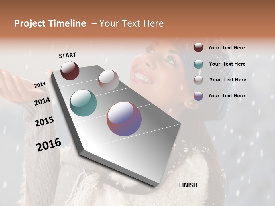 Look Fun Smiling PowerPoint Template