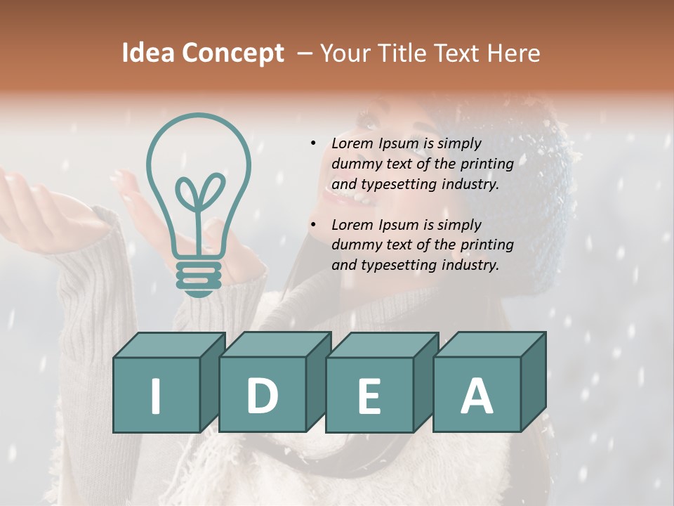 Look Fun Smiling PowerPoint Template