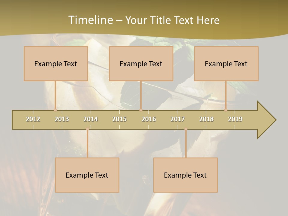 Spearmint Liquor Refreshment PowerPoint Template