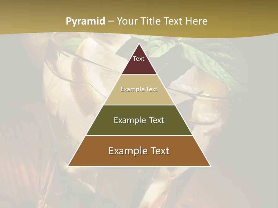 Spearmint Liquor Refreshment PowerPoint Template