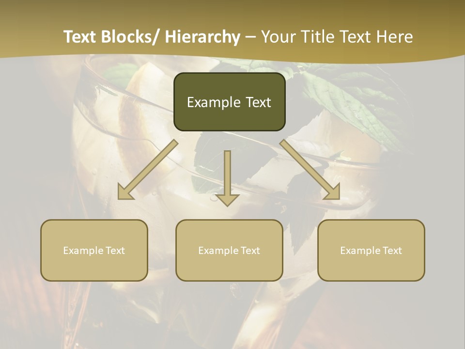 Spearmint Liquor Refreshment PowerPoint Template