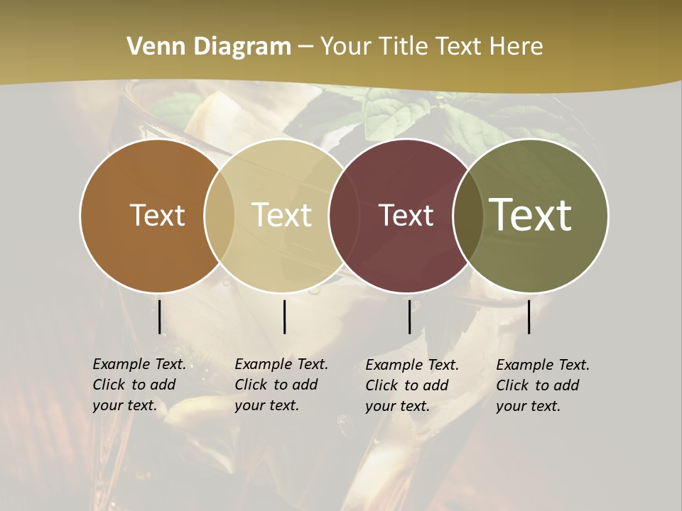 Spearmint Liquor Refreshment PowerPoint Template