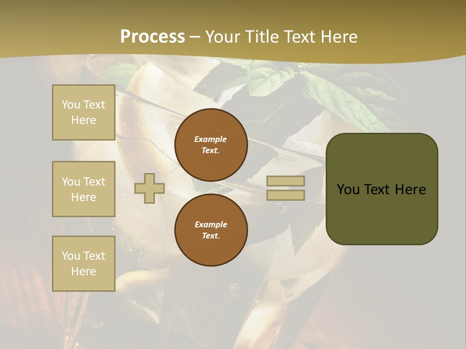 Spearmint Liquor Refreshment PowerPoint Template