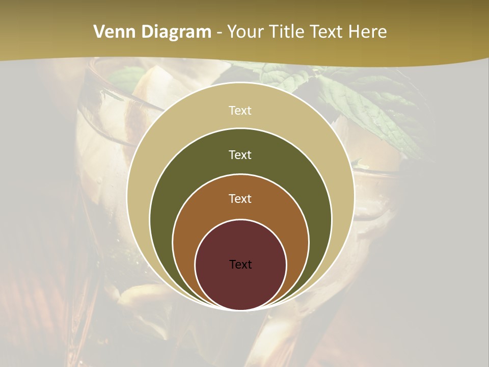 Spearmint Liquor Refreshment PowerPoint Template